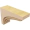 Ekena Millwork 3"W x 9"D x 6"H Classic Rockford Rough Cedar Woodgrain TimberThane Corbel, Primed Tan CORUR03X09X06ROCRCPR - alternate 5